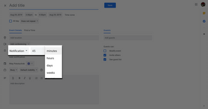Step seven: Setting appointment reminders in Google Calendar.