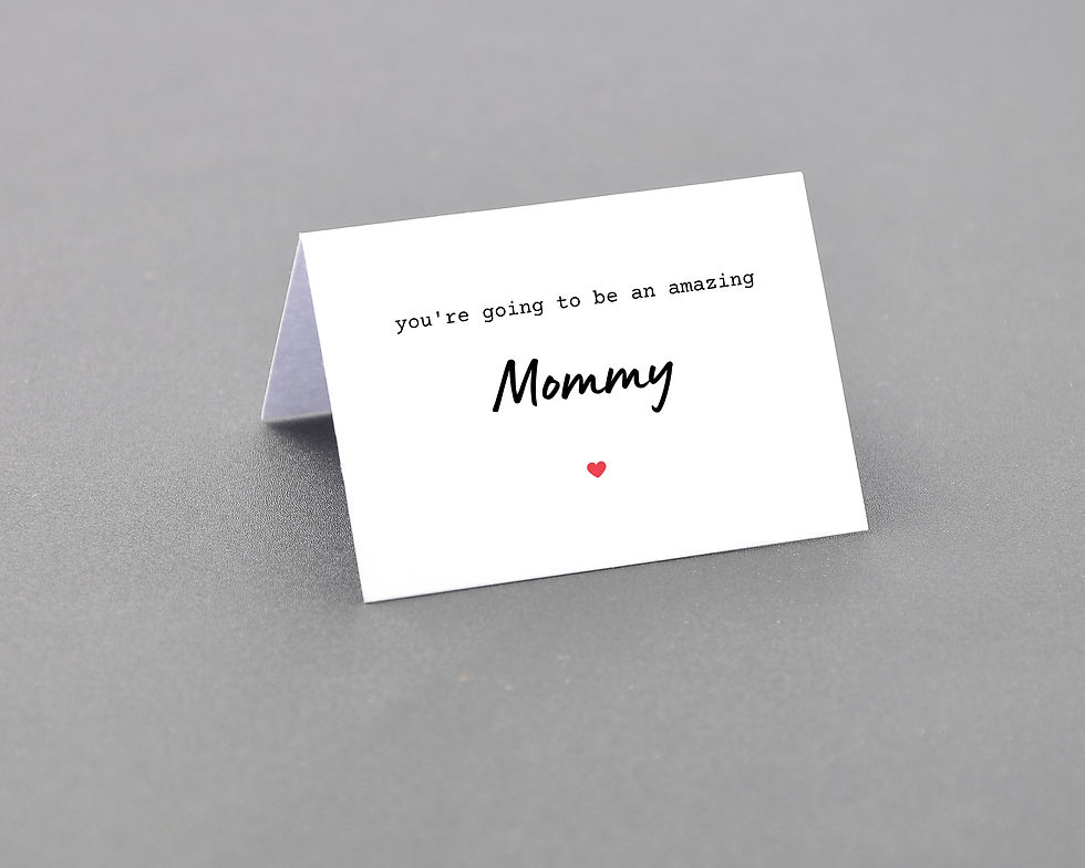 Thumbnail: "Amazing Mommy" Greeting Card for Expecting Moms