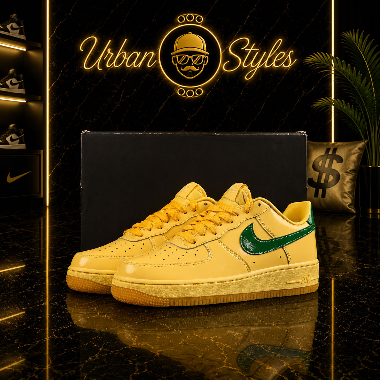 NIKE AIR FORCE 1 PINE GREEN