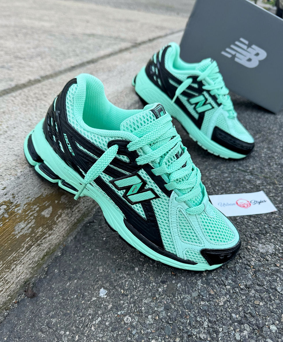 Thumbnail: NEW BALANCE 1906R MINT GREEN BLACK 