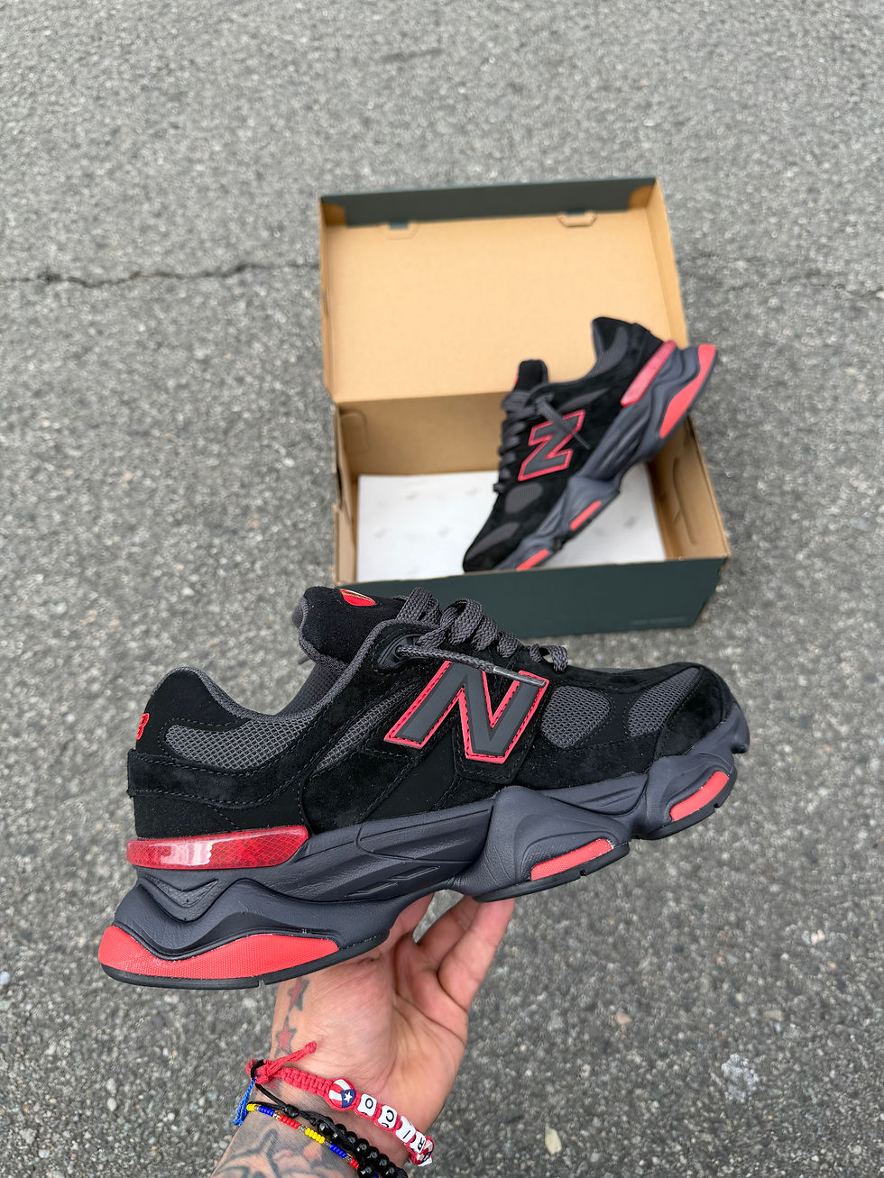 Thumbnail: NEW BALANCE 9060 BLACK RED