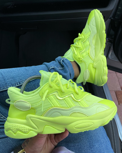 ADIDAS OZWEEGO NEON GREEN | gourbanstyles