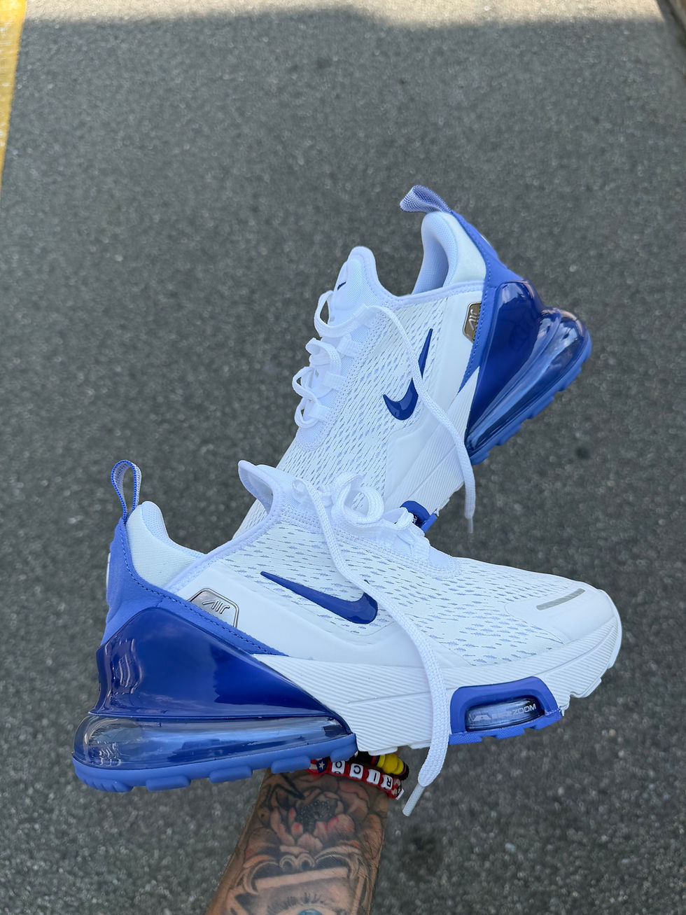 Thumbnail: NIKE AIR MAX 270 WHITE BLUE 