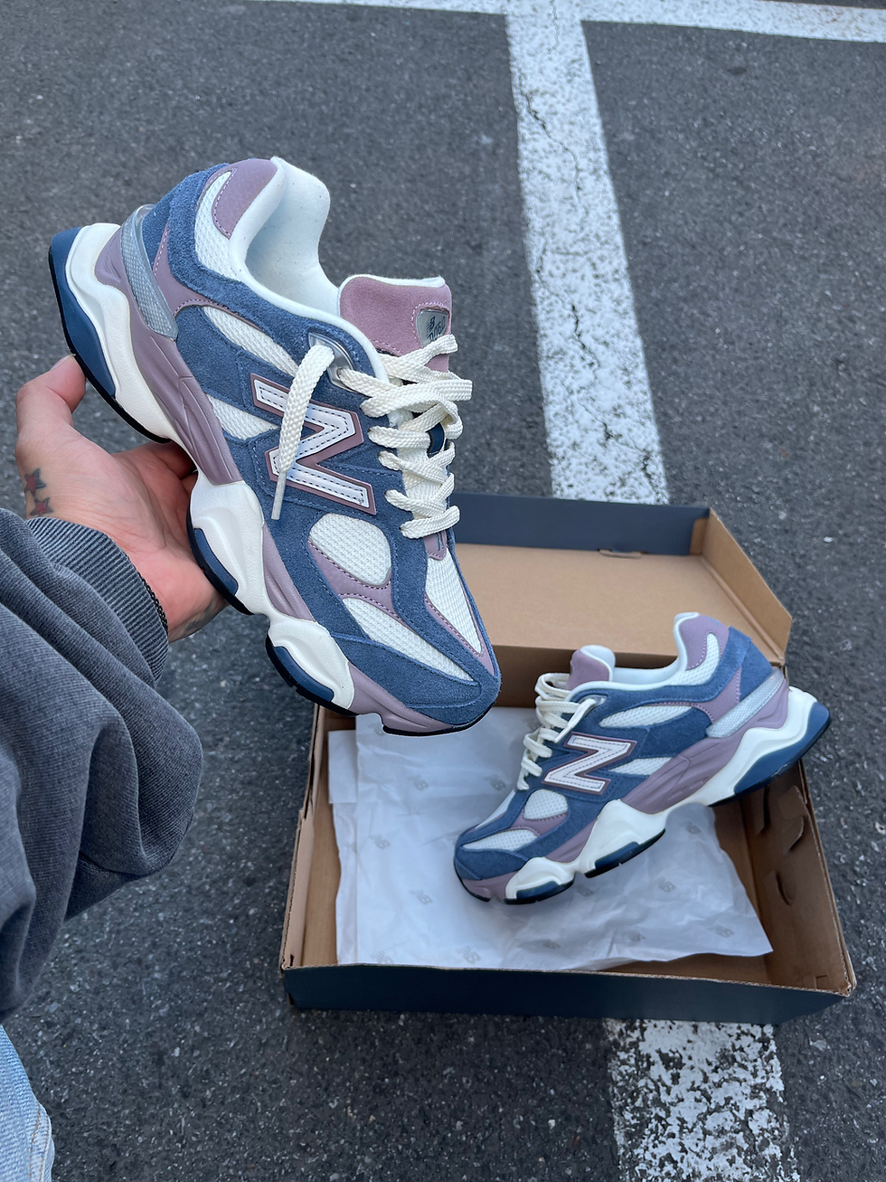 Thumbnail: NEW BALANCE 9060 NAVY  BLUE BEIGE 