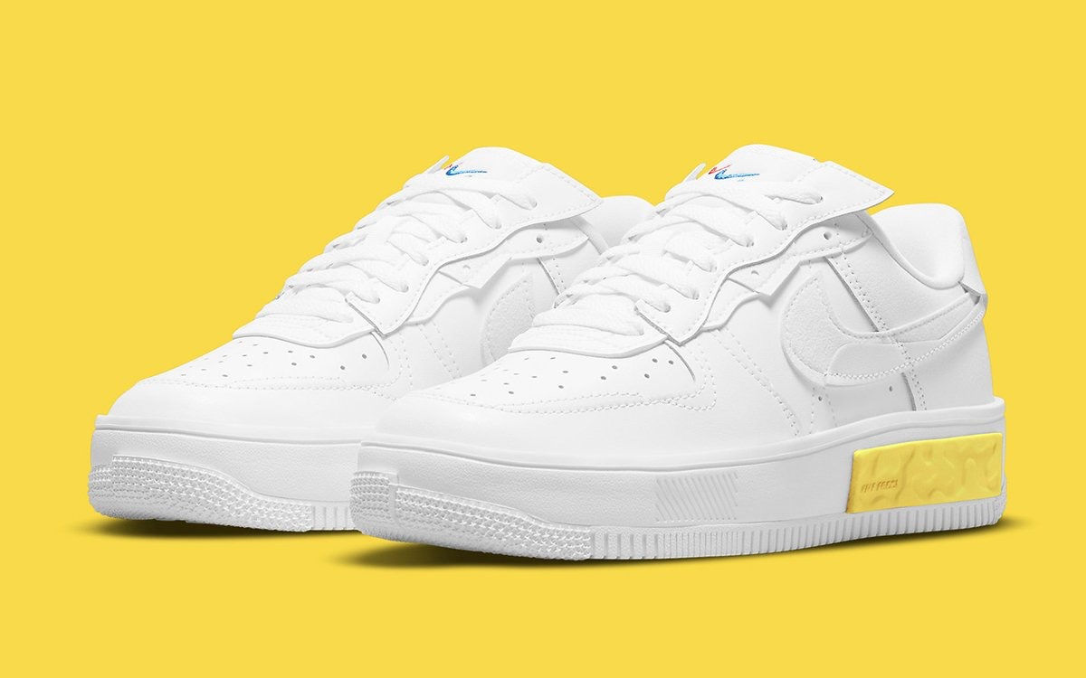 NIKE AIR FORCE WMNS WHITE YELLOW
