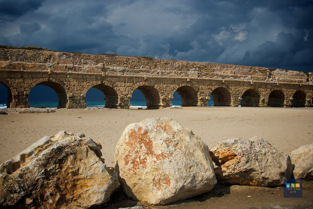 The Hadrian Aqueduct - Caesarea Maritima Israel