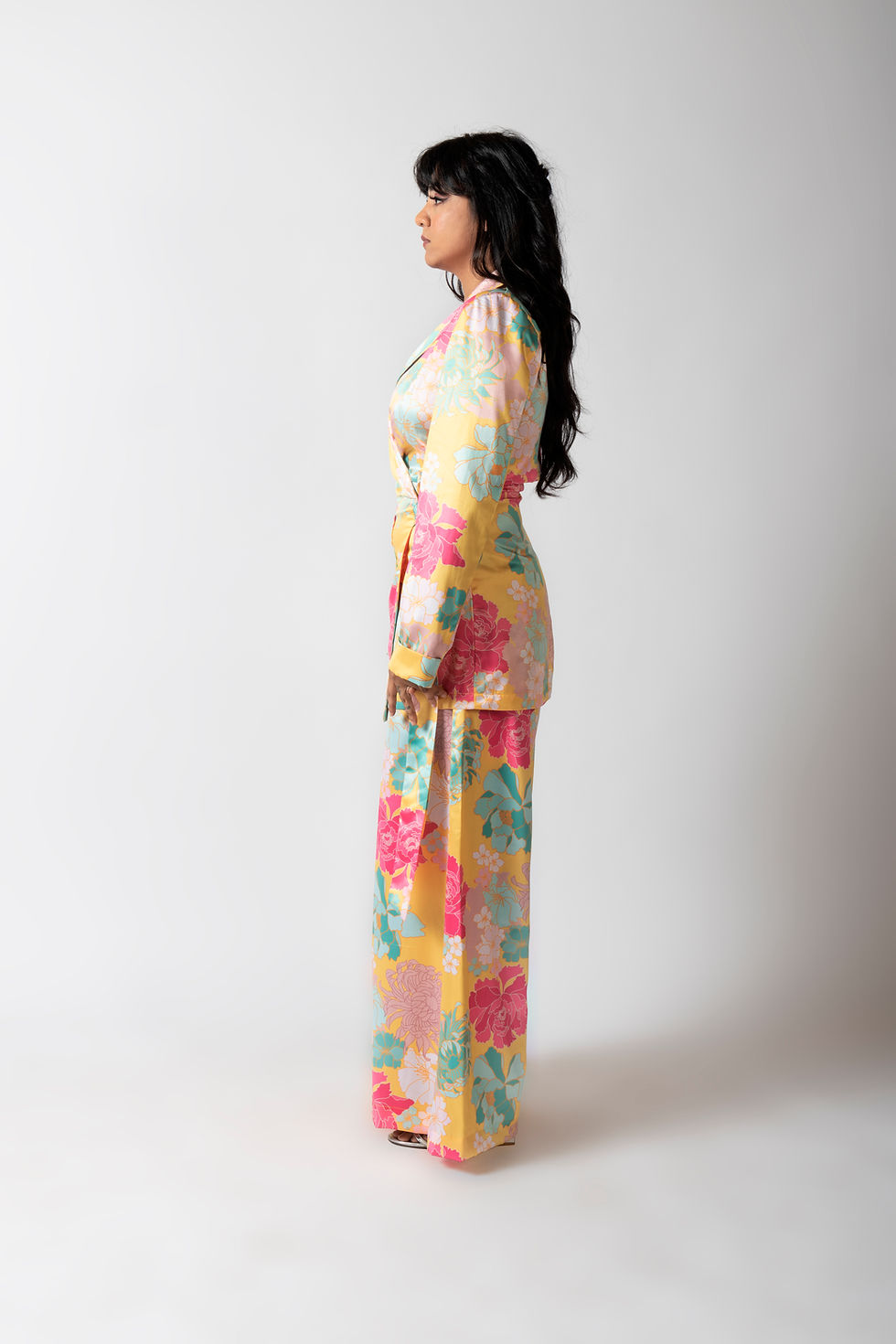 サムネイル： Floral Blazer Cord Set