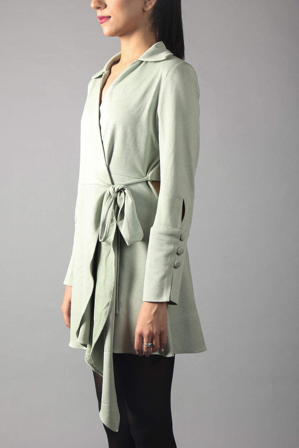 Thumbnail: Tie Up Blazer with back cut out