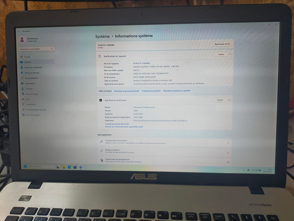 Miniature : N°17 - Asus R752L (2016)