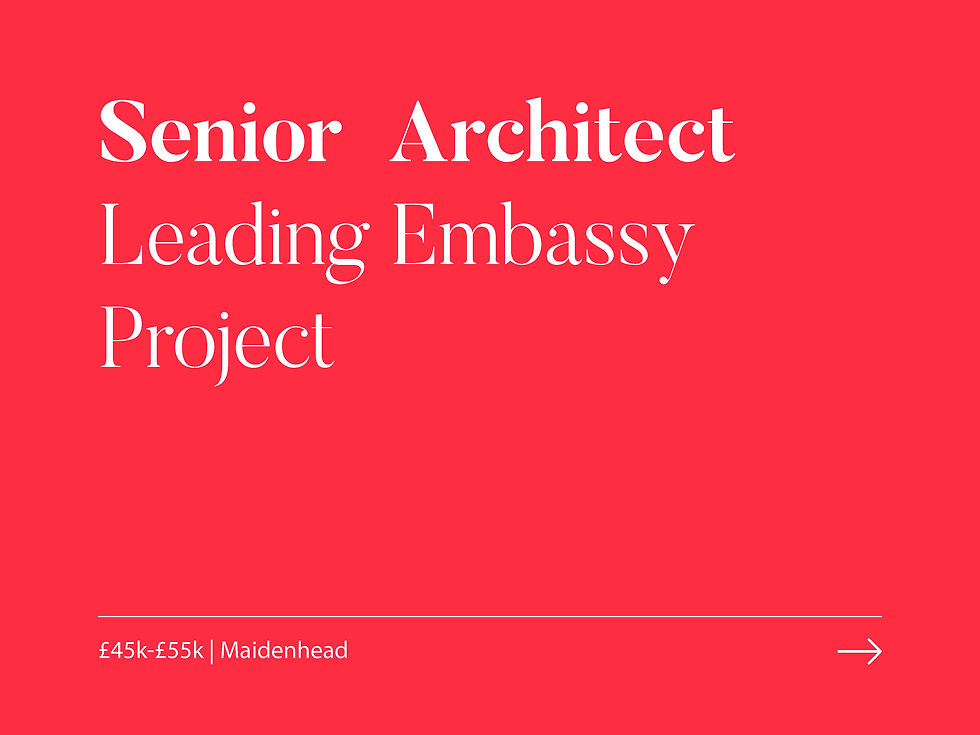 Senior Architect - Leading Embassy Project