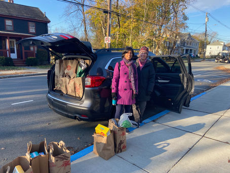 AMAZING Thanksgiving food drive update with Newton Food Pantry!