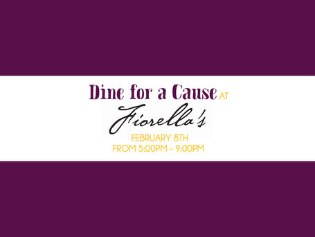 ✨ ORDER TODAY! Fiorella's "Dine for a Cause" Fundraiser from 5pm-9pm tonight! 15% back to PTO!✨