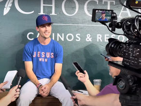 Rangers standout rookie Carter proclaims ‘Jesus Won’
