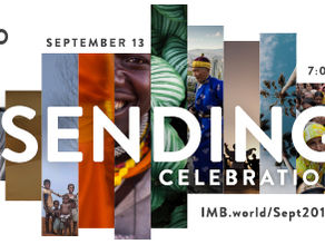 IMB Sending Celebration announced
