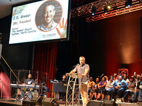 'Thank you,' Greear tells black church assembly