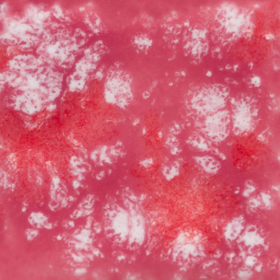 CG968 Peppermint Twist ceramic glaze swatch