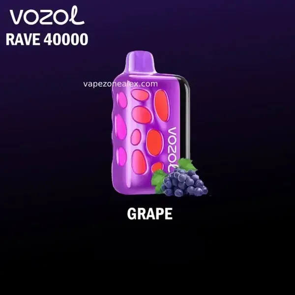 Vozol Rave Grape Ice 40k Disposable Pod