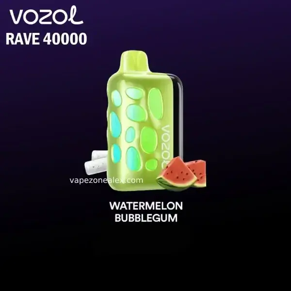 VOZOL WATERMELON BUBBLE GUM 40K