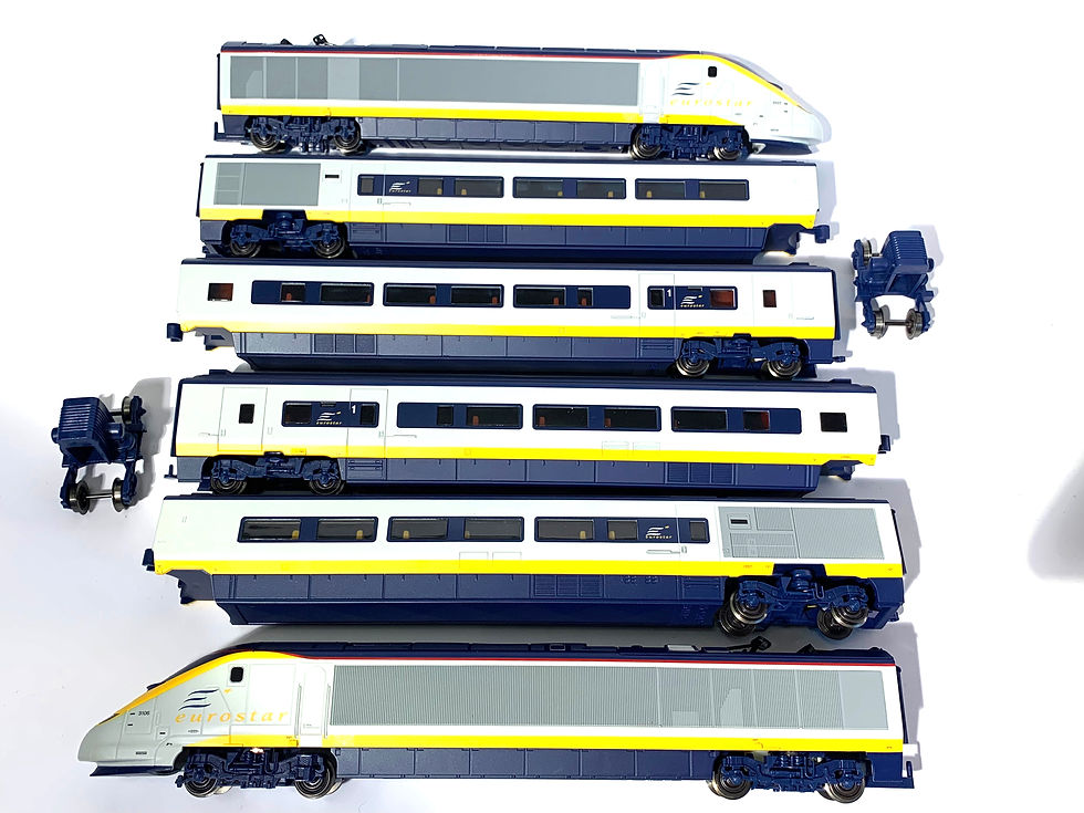 Thumbnail: Hornby R2379 OO Gauge Class 373 6 Car Eurostar Set