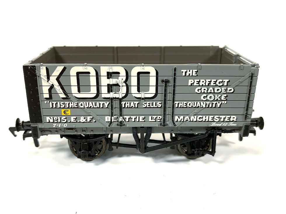 Thumbnail: bachmann 37-078 7 Plank wagon in KOBO livery