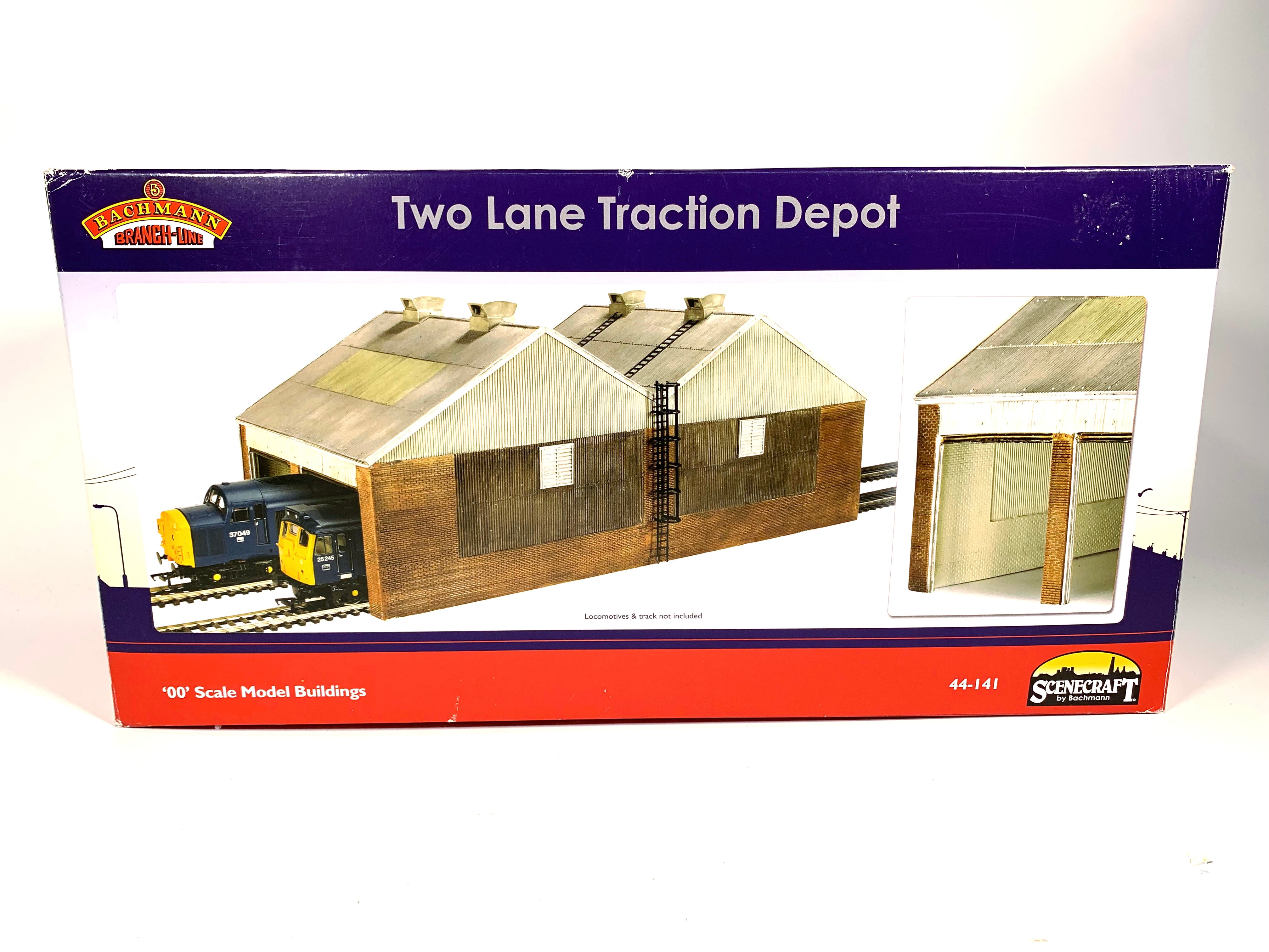 Bachmann Scenecraft 44-141 OO Gauge Two Lane Traction Depot sold by Red Pen Railway Models