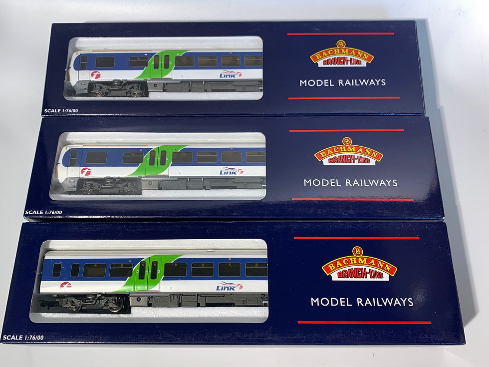 Thumbnail: Bachmann 31-027 OO Gauge Class 166 3 Car DMU First Great Western Link