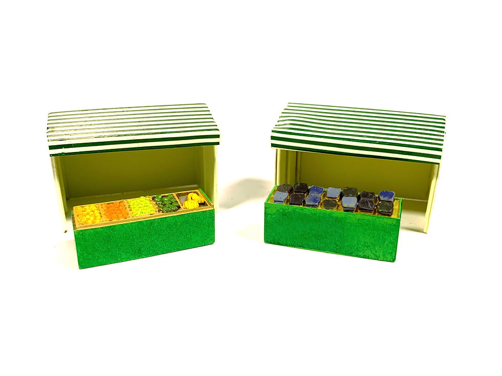 Bachmann Scenecraft 44-549 OO Gauge Market Stalls sold by Red Pen Railway Models