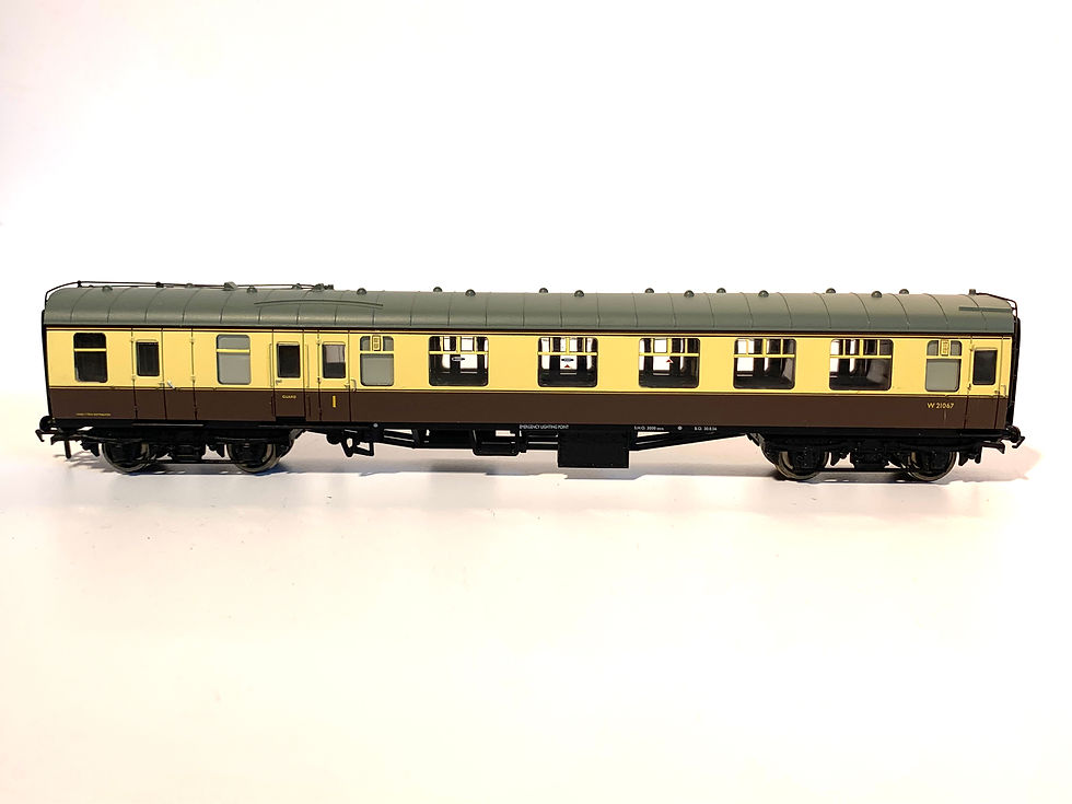 Thumbnail: Bachmann 39-229 BR MK1 Coach in BR chocolate and cream livery sold by Red Pen Railway Models