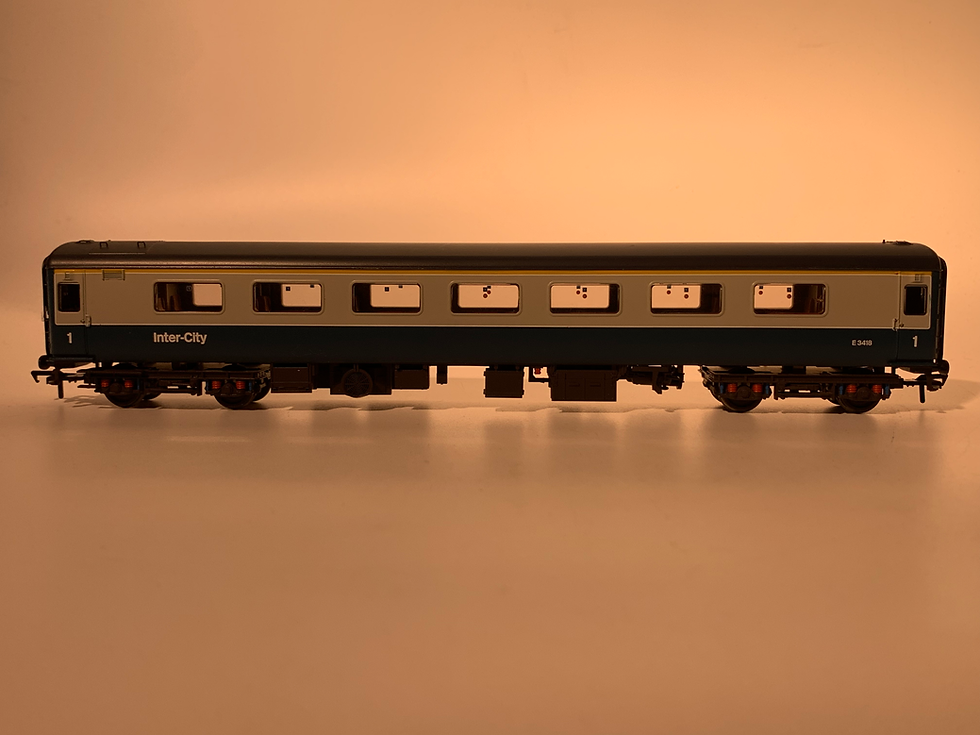 Thumbnail: Bachmann 39-650DC BR MK2F coach in British rail blue grey livery