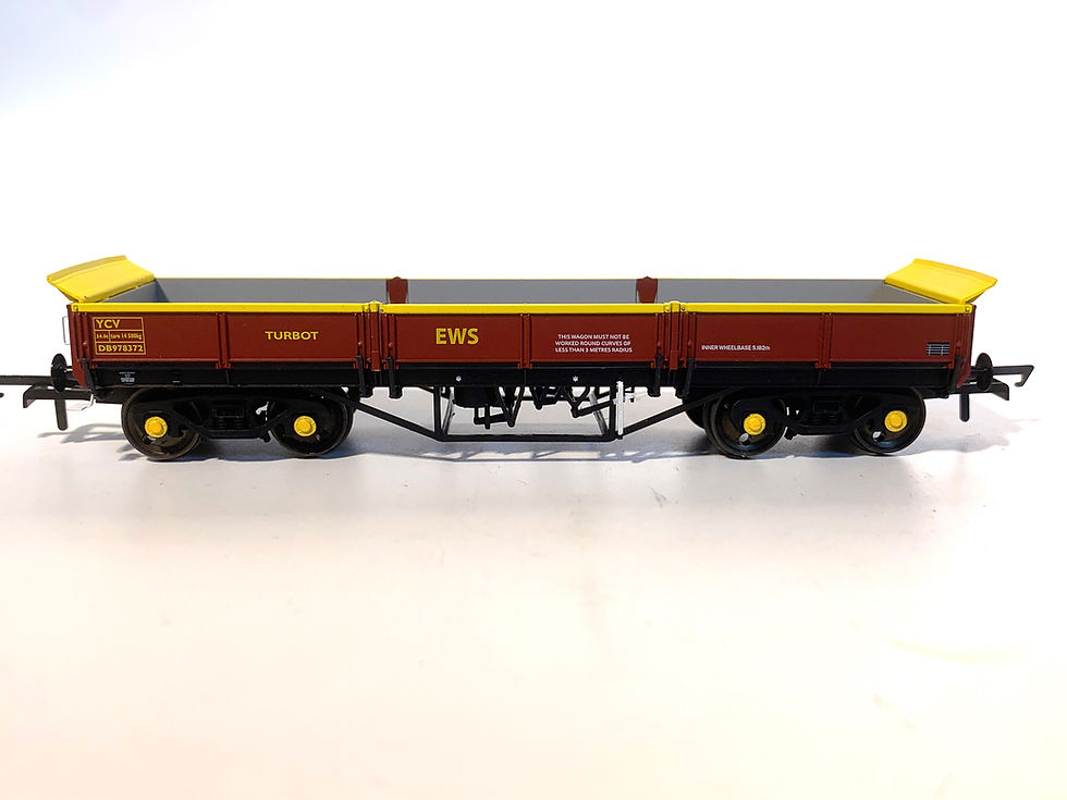 Thumbnail: Dapol 4F-043-008 OO Gauge YCV Turbot Bogie Ballast Wagon EWS