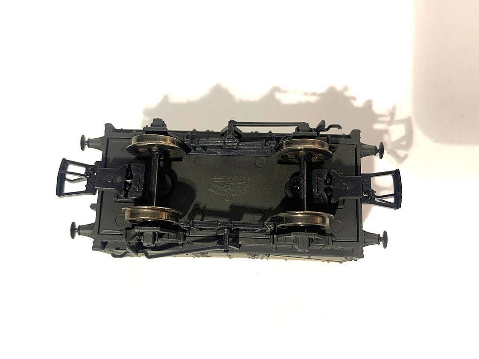 Thumbnail: Bachmann 37-185A 7 Plank Wagon in weathered Cory Brothers black livery