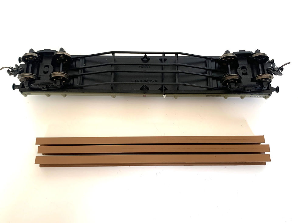 Thumbnail: Bachmann 33-930 30T Bogie Bolster Wagon in British Railways grey livery sold by Red Pen Railway Models