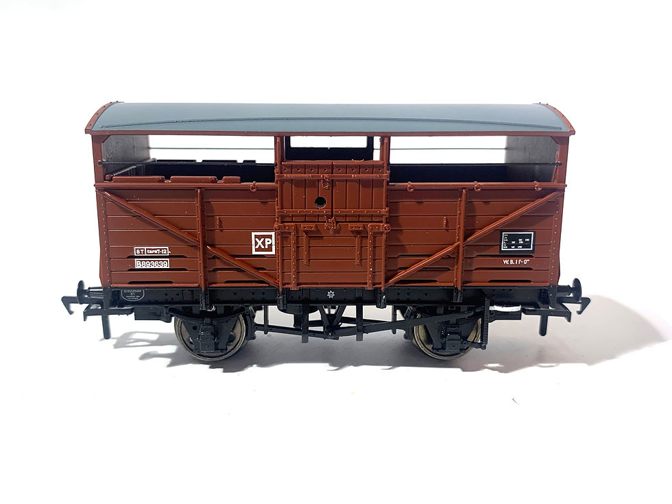Thumbnail: Bachmann 37-712B OO Gauge 8 Ton Cattle Wagon BR Bauxite
