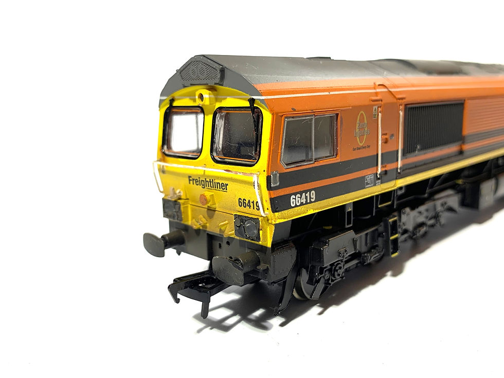 Thumbnail: Bachmann 32-739SF Class 66 Diesel in Freightliner orange livery sold by Red Pen Railway Models