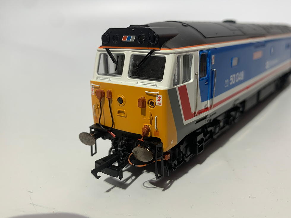 Thumbnail: Hornby R2793 Class 50 50048 Dauntless in Network SouthEast livery