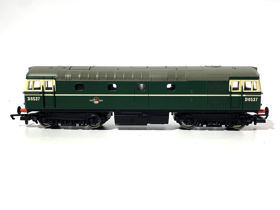 Thumbnail: Hornby R2939 OO Gauge Class 33 D6537 BR Green DCC Fitted