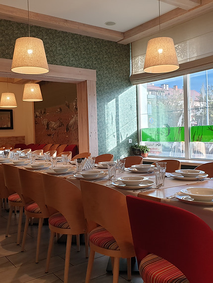 Sala główna w Restauracji Rukola Dywity