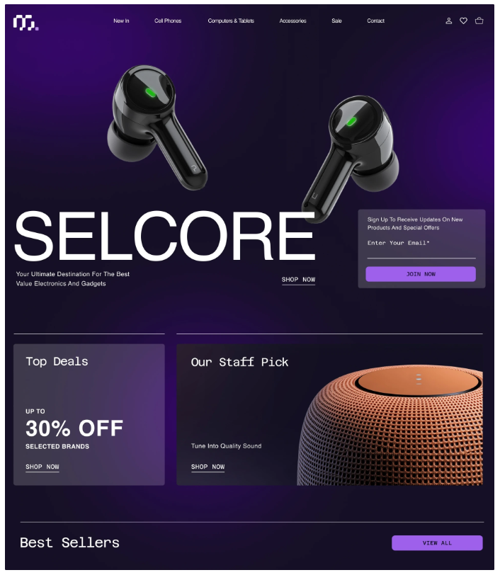 Close-up of a laptop screen showing a Wix website editor interface