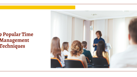 9 Popular Time Management Techniques