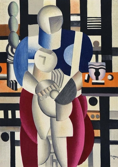 Fernand Leger、LA MANNEQUIN AU DAMIER Helly Nahmad Gallery - Fernand Léger, 'Mannequin au Damier