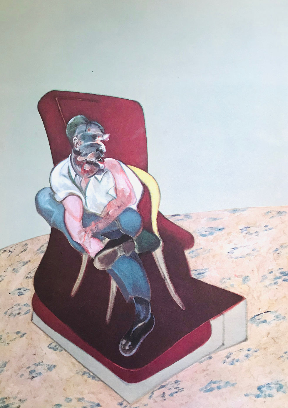 Thumbnail: Francis Bacon, Three Studies for Portrait of Lucian Freud, 1966