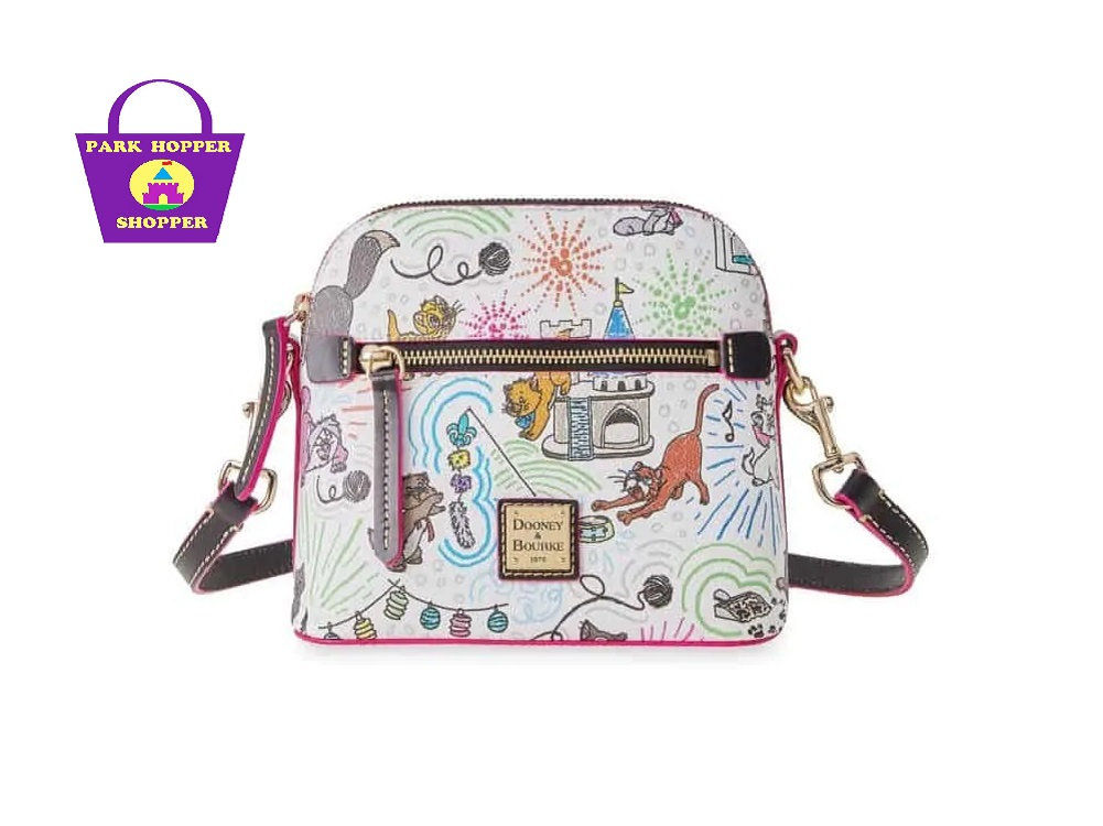 Disney Dooney & Bourke Cats Sketch Crossbody NWT