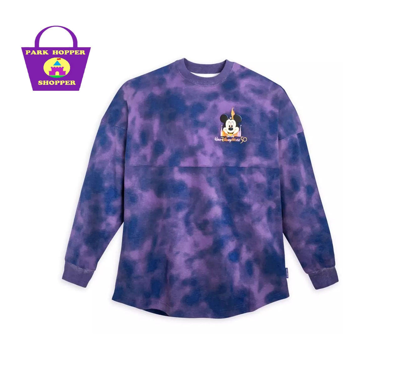 Walt Disney World 50th Anniversary Tie-Dye Spirit Jersey for Adults Large