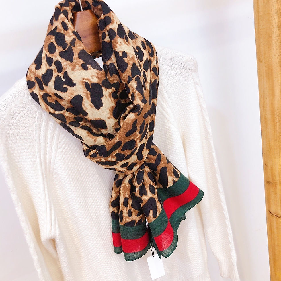 Thumbnail: Leopard Print Shawl Scarf | Fashion Scarf