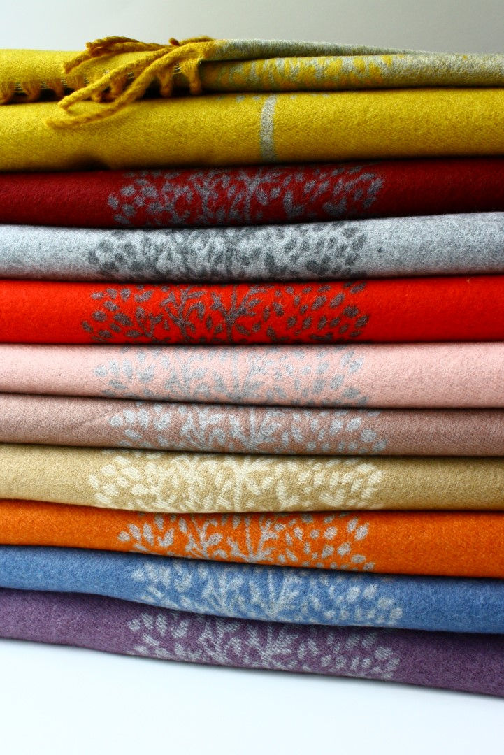 Thumbnail: BEIGE Cashmere-Feel Winter Scarf Pashmina Reversible 76”x25"