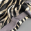 Thumbnail: Zebra Animal Print 68cm Silk Scarf Bandana | Square Scarf