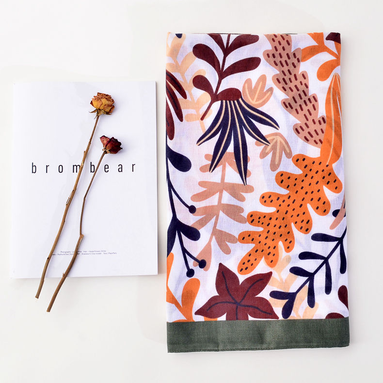 Thumbnail: VB-FL07 Floral Pattern Fashion Scarf
