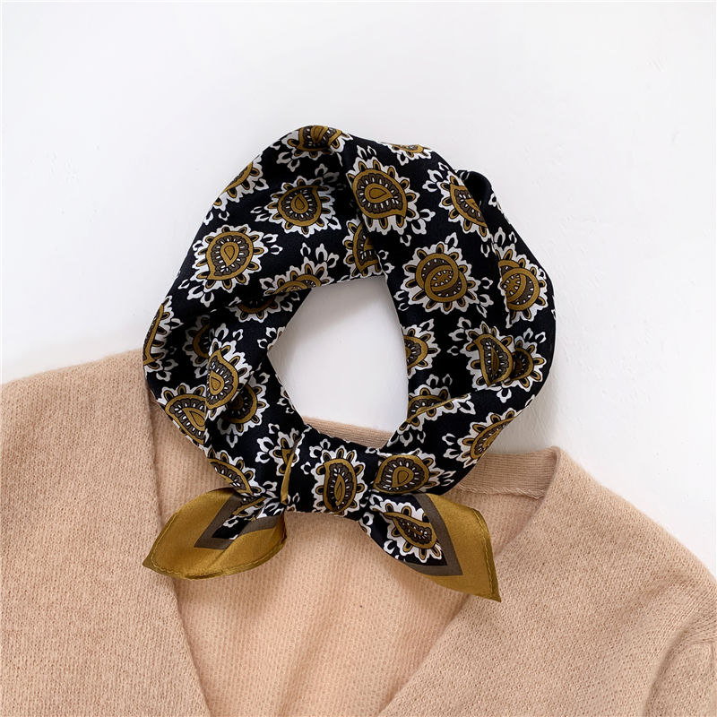 Thumbnail: Paisley 53cm Silk Scarf Bandana | Men's Paisley Scarf | Burgundy