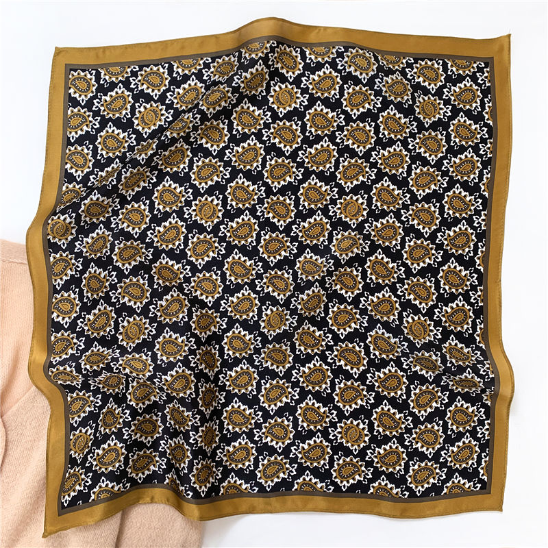 Thumbnail: Paisley 53cm Silk Scarf Bandana | Men's Paisley Scarf | Burgundy