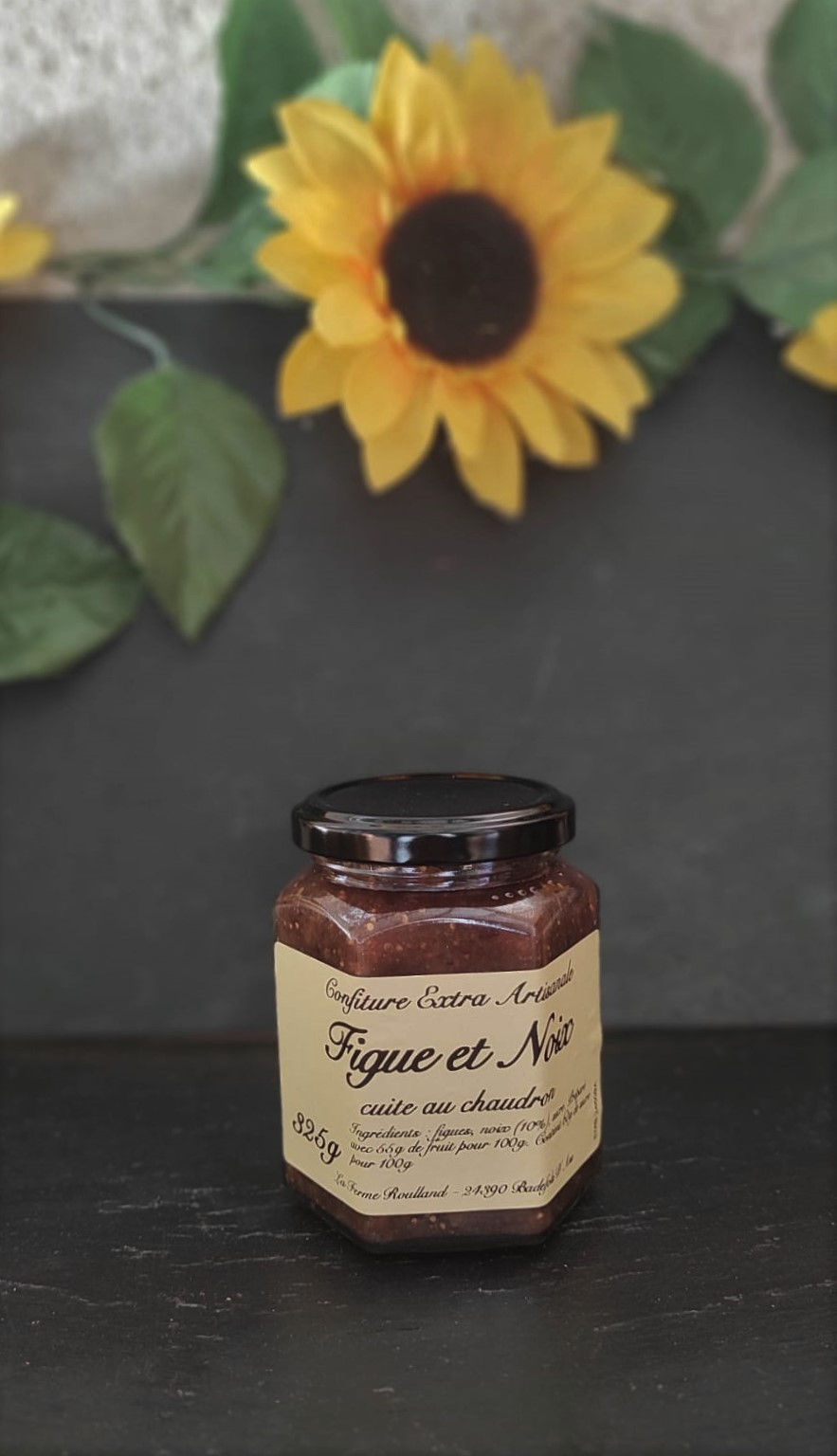 Confiture à la figue et noix
